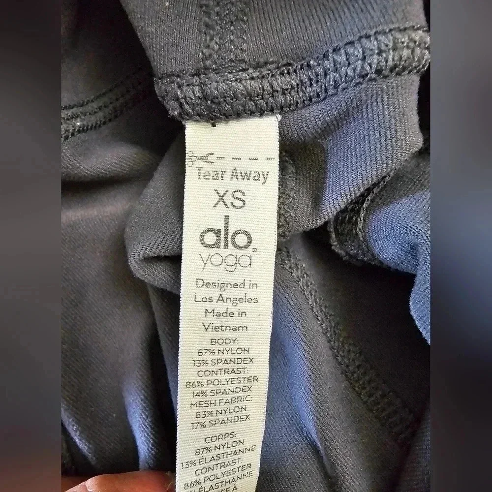 Alo Yoga‎ High Waist Moto Legging Dark Grey XS